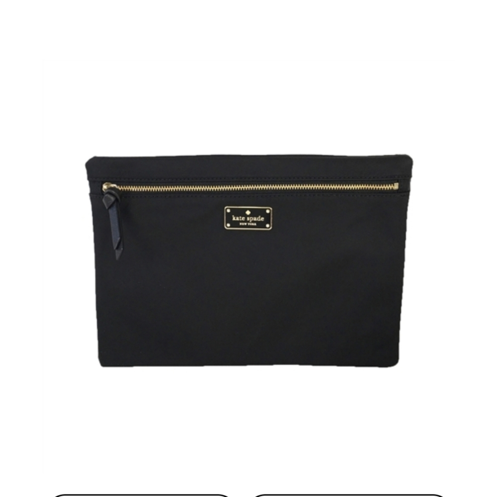 Kate Spade Nylon Travel Cosmetic Case Pouch Black